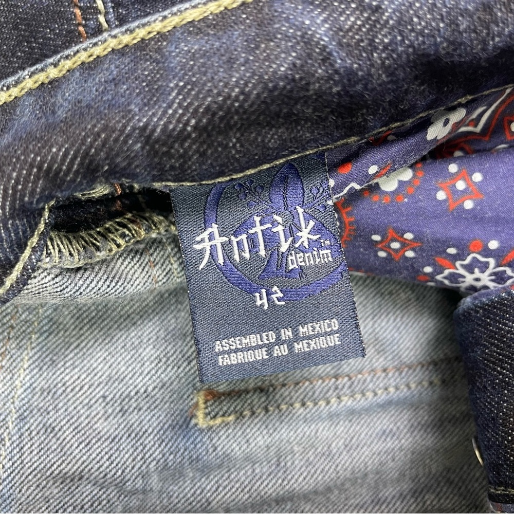 Vintage‎ y2k antik denim embroidered jeans View 3